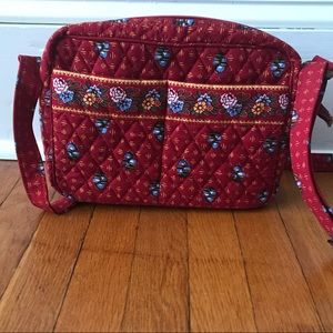 Provincial Red Vera Bradley Mini Shoulder Bag